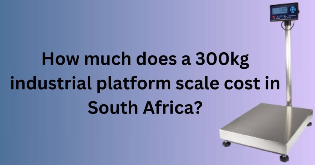 How much does a 300kg industrial platform scale cost in South Africa?