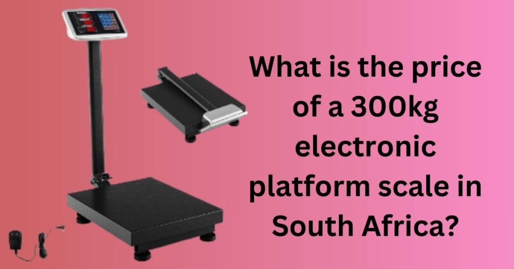 What is the price of a 300kg electronic platform scale in South Africa?