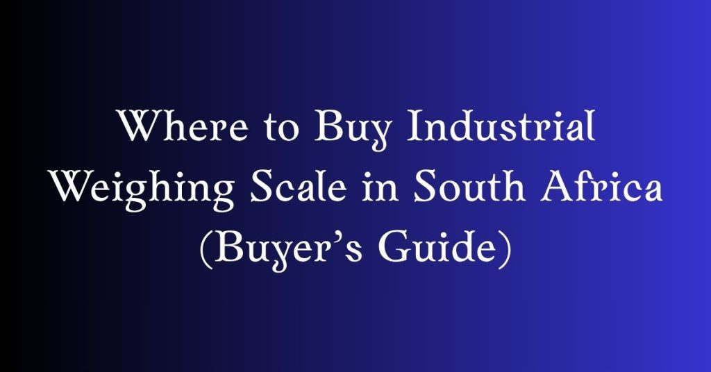 where to buy industrial weighing scale